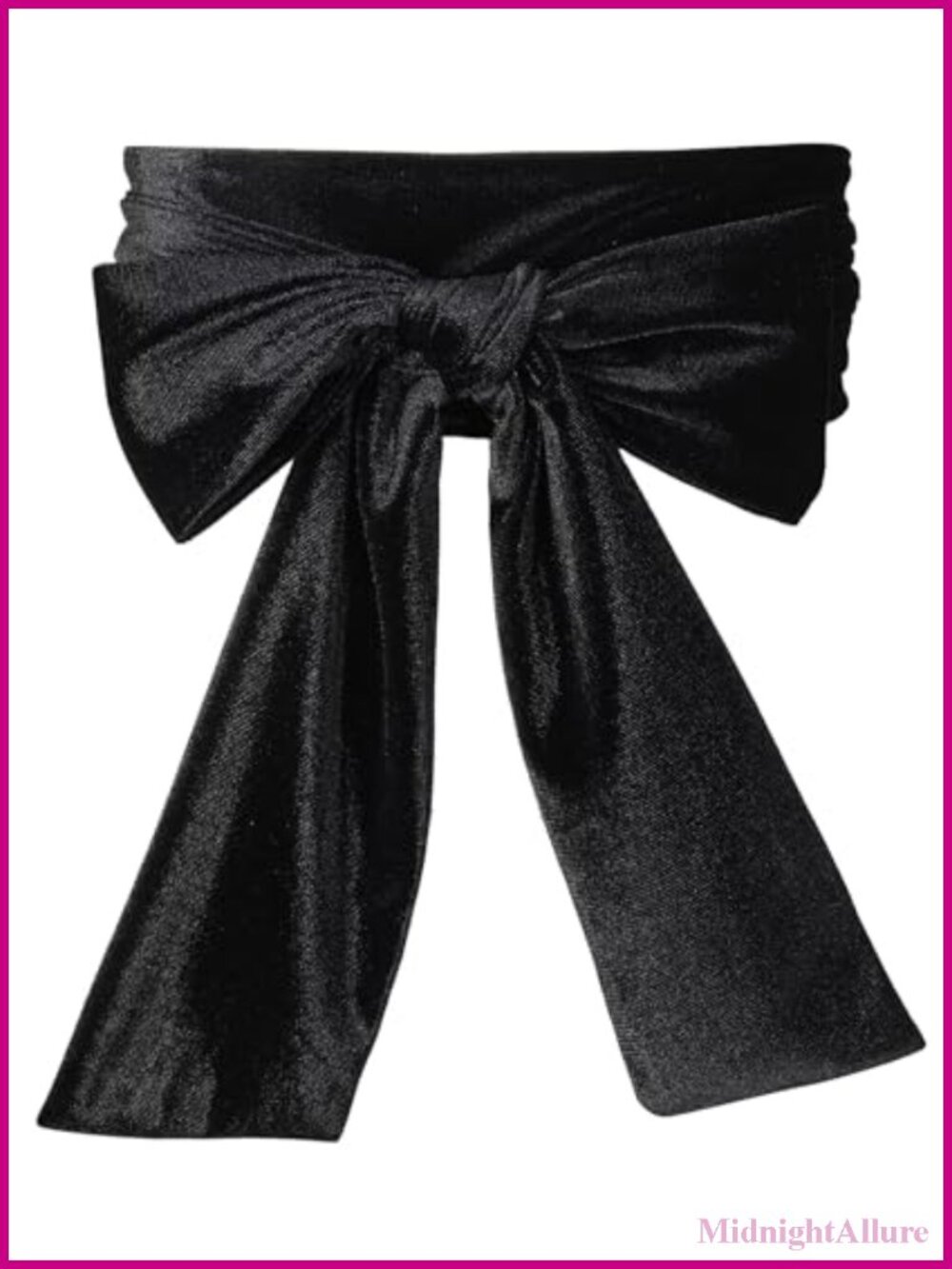 Velvet Wedding Sash Belt Double Side Sewn Tie Formal Dress Accessory